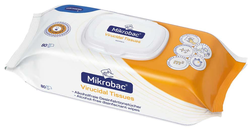Bild für Hartmann Mikrobac® Virucidal Tissues Desinfektionstuch