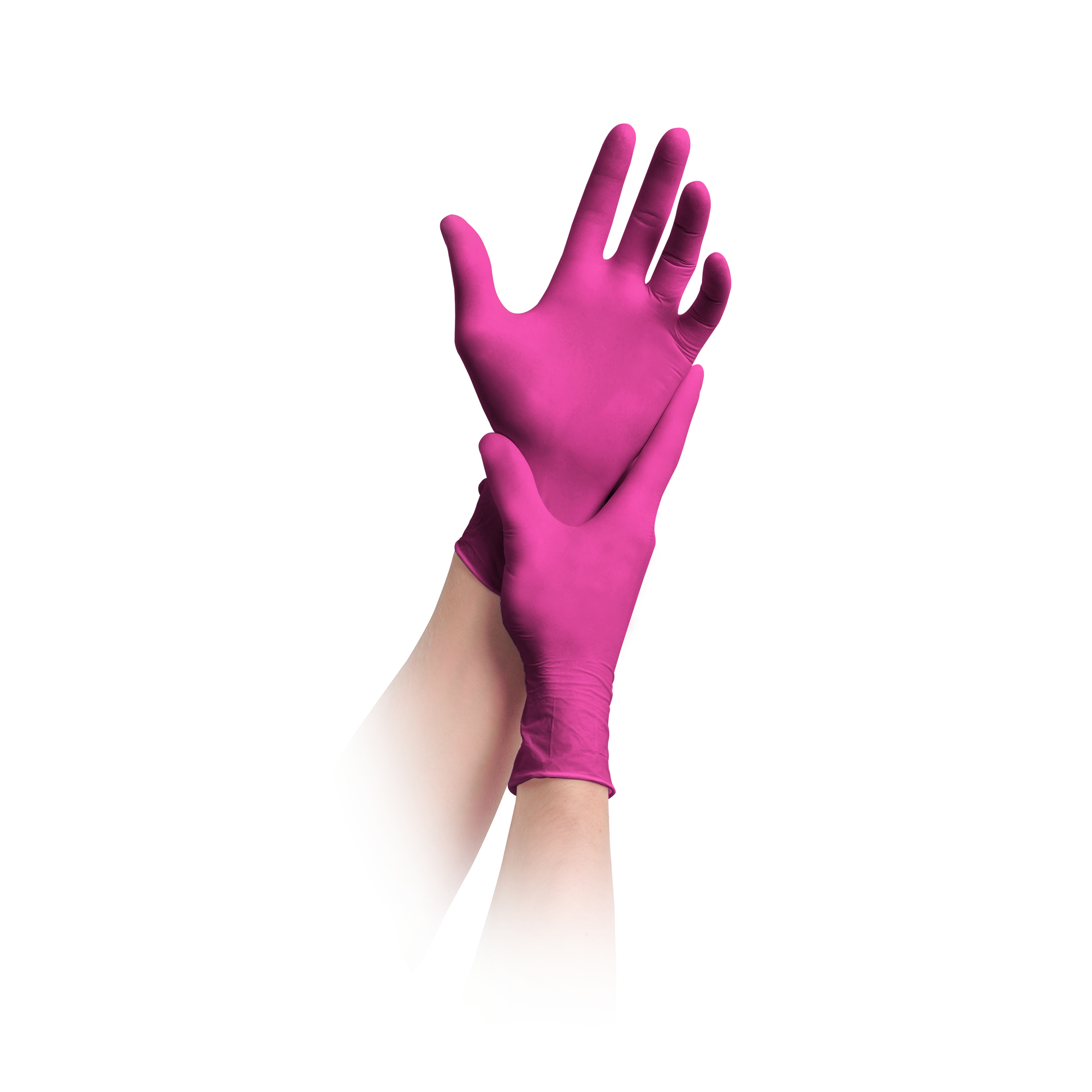 Gummi-Handschuh, Regenbogenpink, Schutzhandschuh, Gummihandschuh, Handschuh