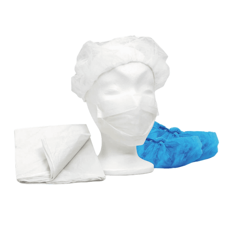 MaiMed – Besucherset Kleidung, Hut, Motorhaube