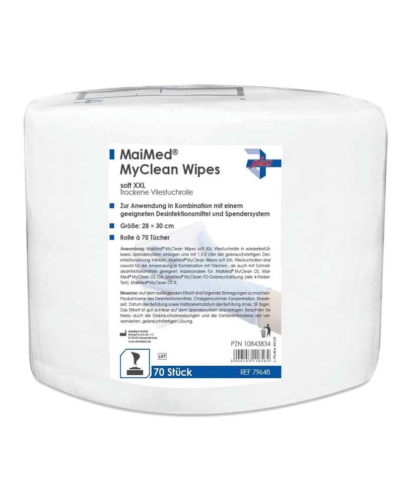 MaiMed® MyClean Wipes soft - Trockene Vliestuchrolle