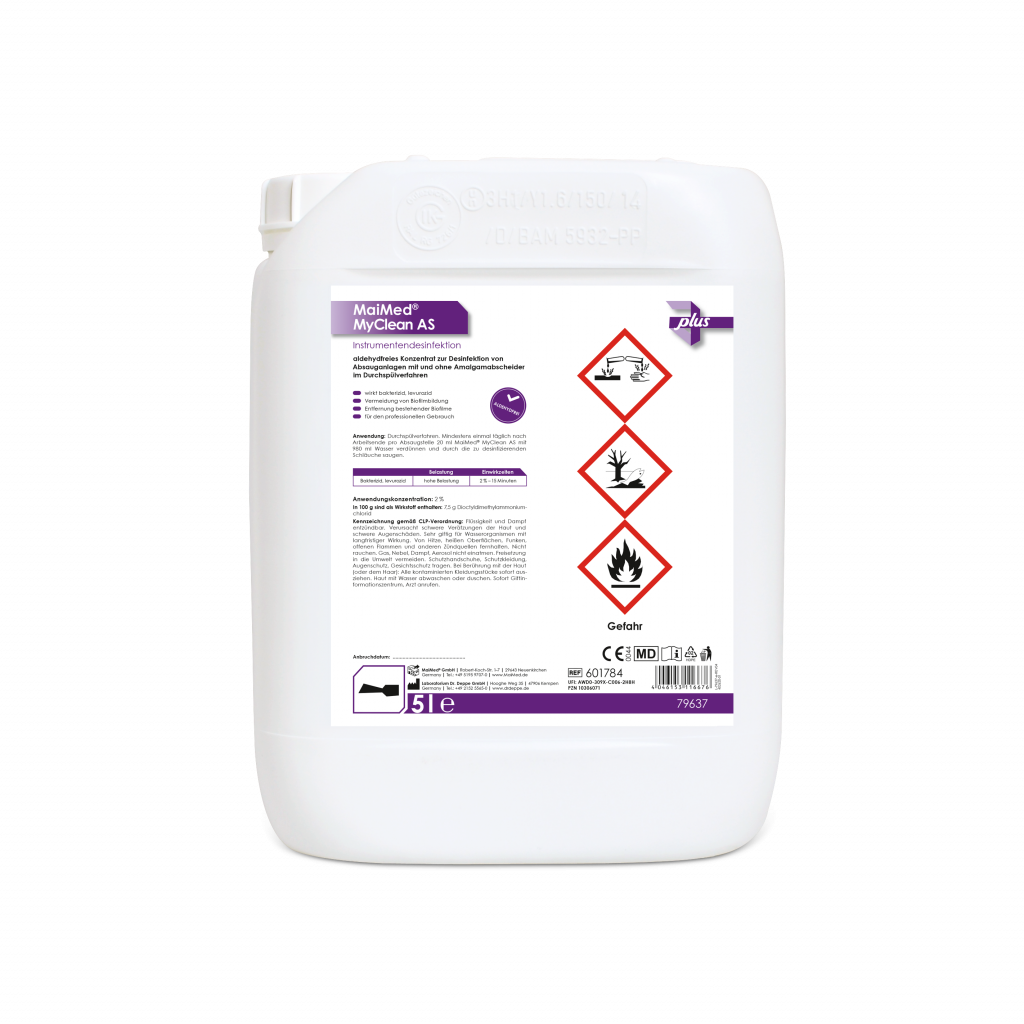 MaiMed® MyClean AS Absauganlagen-Desinfektion MaiMed® MyClean AS Absauganlagen-Desinfektion