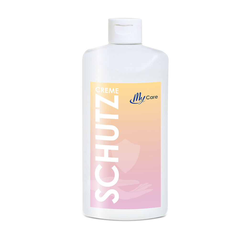 MaiMed® MyCare Hautschutzcreme (W/O) Schampoo, Haarpflege, Creme, Flasche, Pflegeprodukt