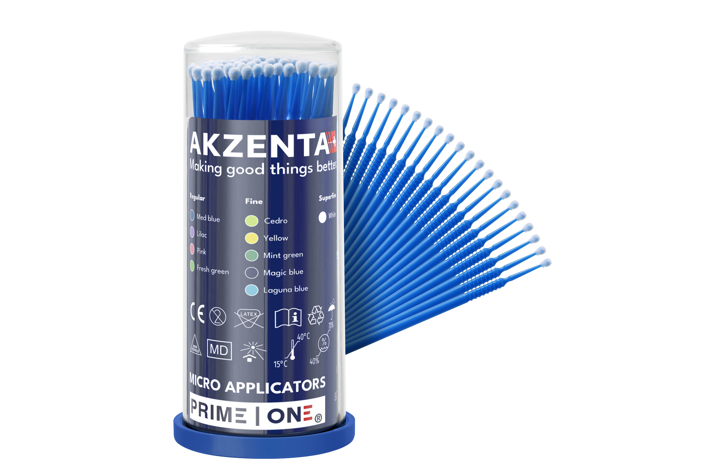 AKZENTA TOP STICKS PLUS Mikro-Applikatoren Pinsel, Gerät, Werkzeug, Zahnbürste