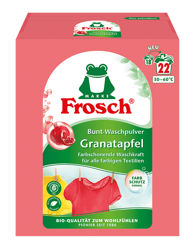 4001499960284_Frosch-Granatapfel-Bunt-Waschpulver_1-45kg Frosch® Granatapfel Bunt-Waschpulver 1,45 kg