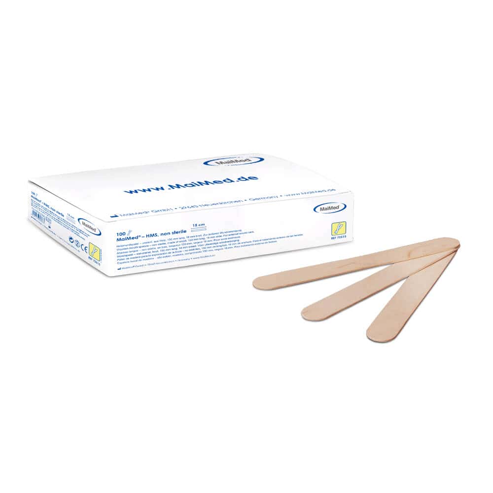 hms_unsteril_holzmundspatel_75515 MaiMed® – HMS Holzmundspatel