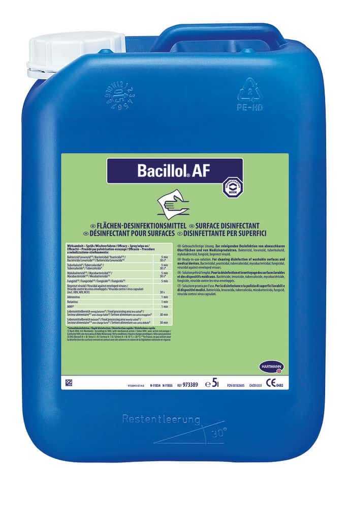 Bacillol® AF Alkoholisches Flächendesinfektionsmittel