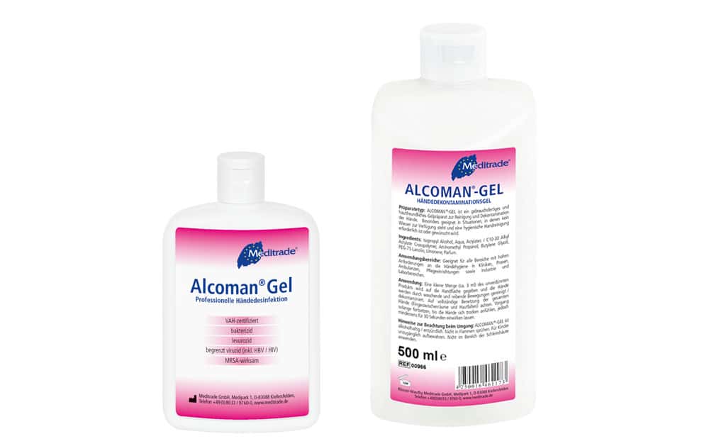 Alcoman-Gel ALCOMAN® Gel Händedesinfektion in handlicher Gel-Variante