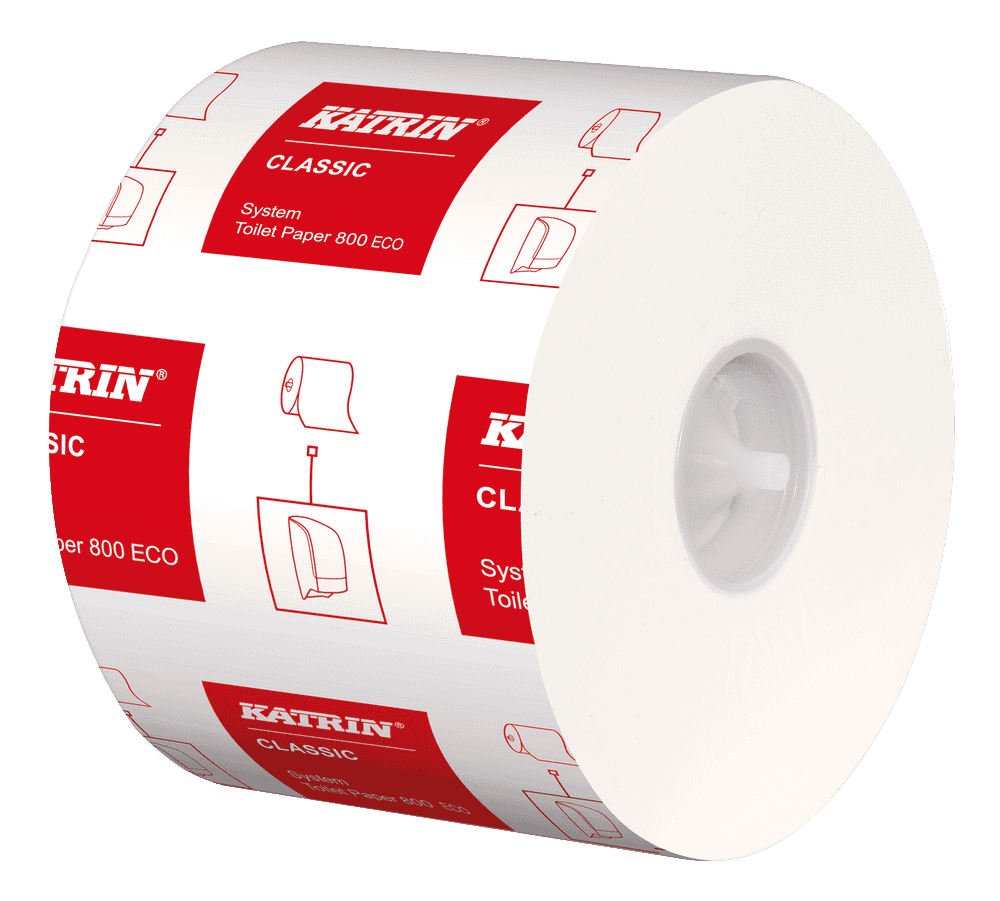 KATRIN Classic System Toilettenpapier 800 ECO 2-lagig