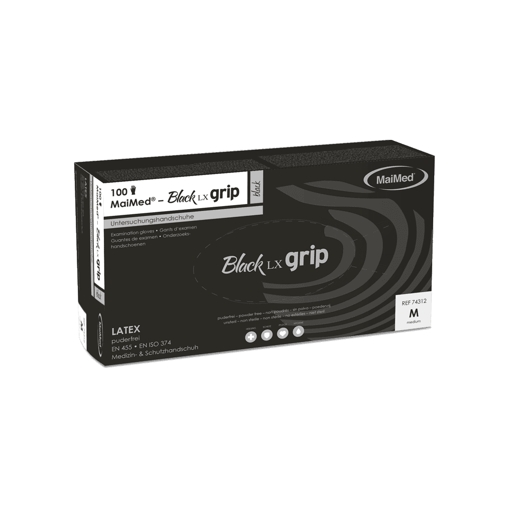 MaiMed-BlackLX_7444755cc503798f7b MaiMed® - Black LX Latexhandschuh (schwarz)