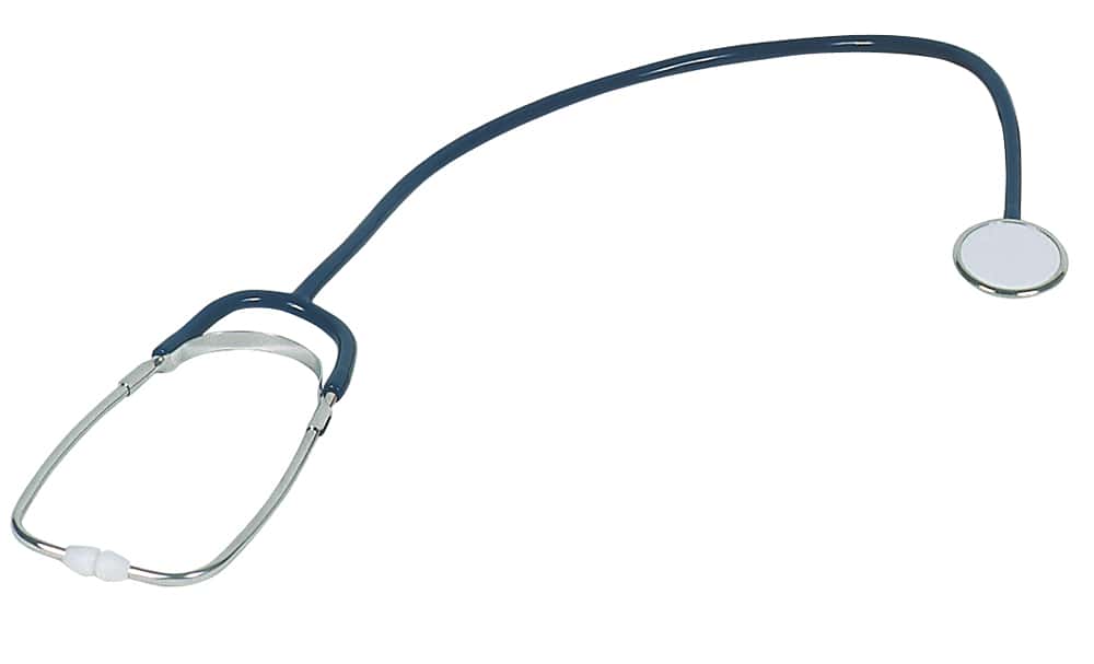 Med-Comfort Stethoskop einfach mit blauem Schlauch