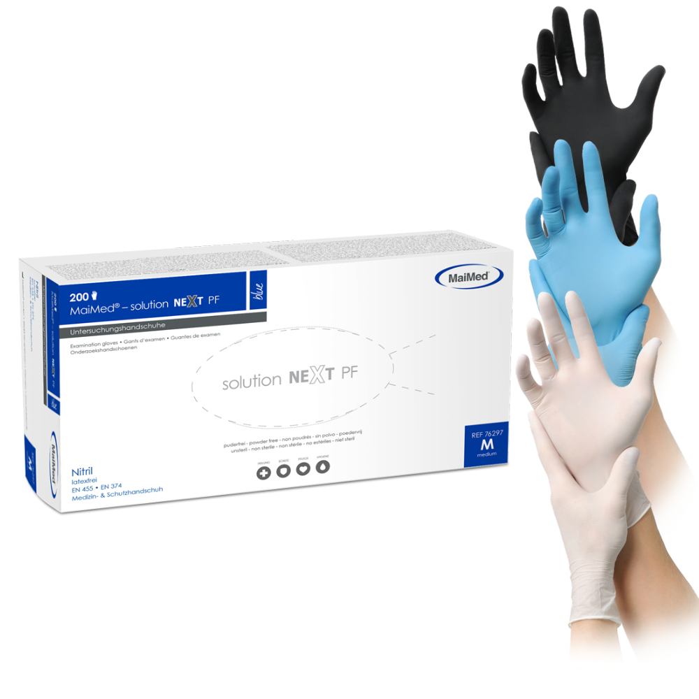 Latexhandschuhe, Schutzhandschuhe, Einweghandschuhe, Nitril, Medizinisch