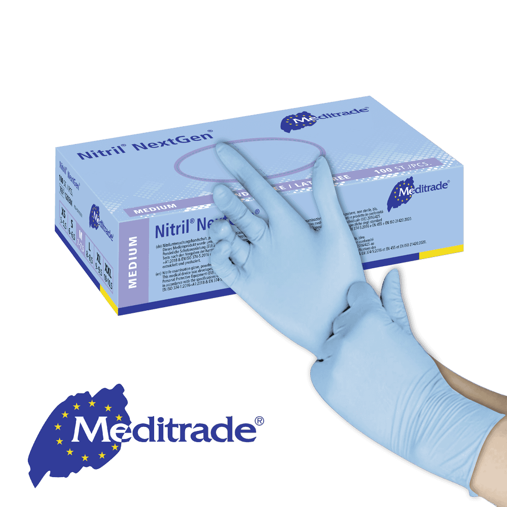 Meditrade Nitril NextGen® puderfrei Nitrilhandschuh Meditrade Nitril NextGen® puderfrei Nitrilhandschuh