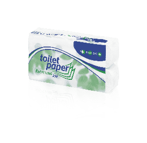 TissueLine© Toilettenpapier Tissue 3-lagig, weiß, 250 Blatt
