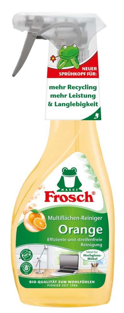 Frosch® Bio-Spiritus Multiflächen-Reiniger 500 ml Sprühflasche mit Trigger