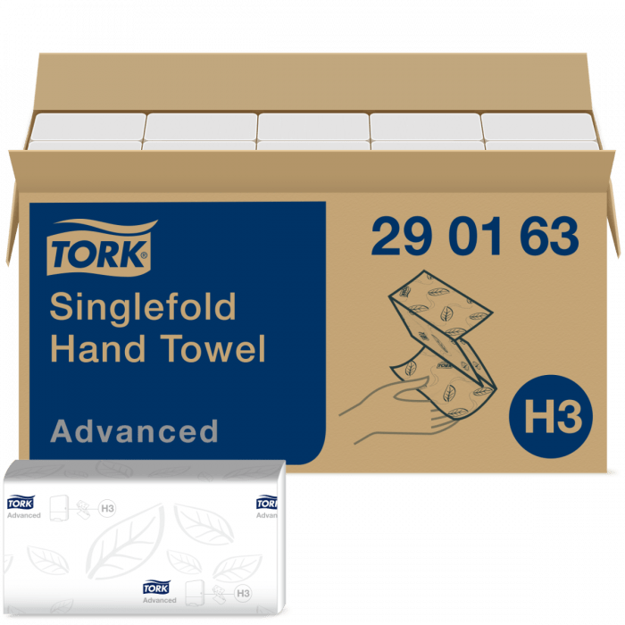 Tork Advanced Papierhandtücher Z Falz weiß Kiste, Karton, Paket, Lieferung des Pakets