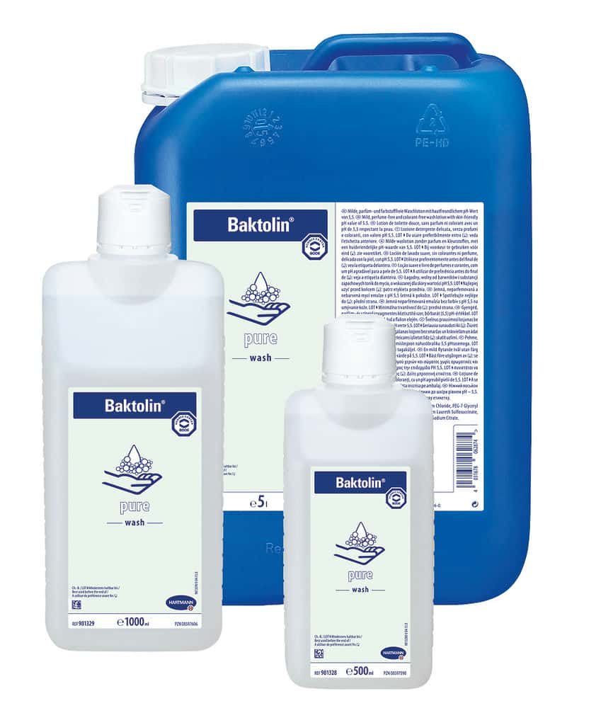 Gruppe Baktolin® pure parfüm- und farbstofffreie Waschlotion