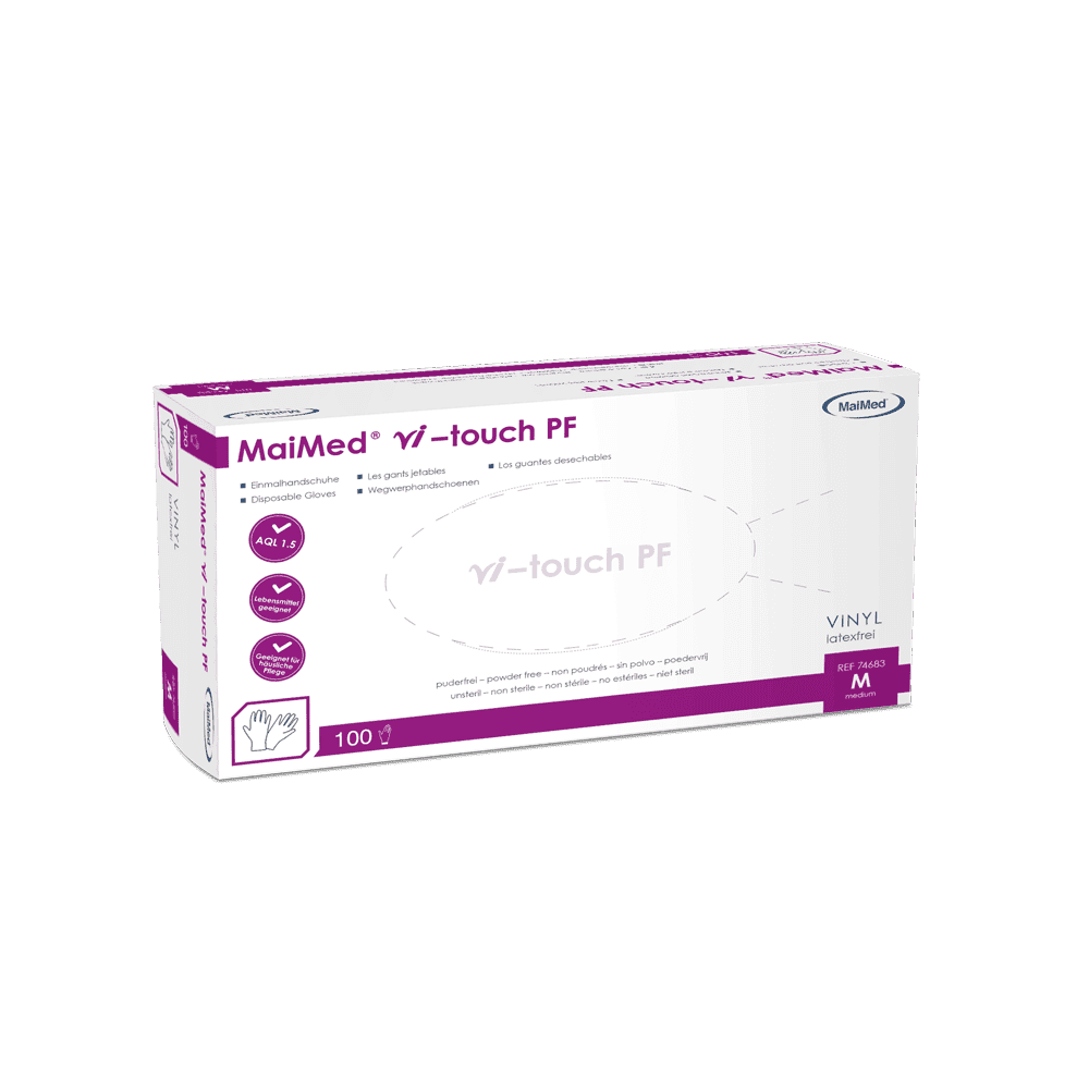 MaiMed_vi-touch_PF_Vinylhandschuh_74683_CMYK MaiMed® - vi-touch PF Vinylhandschuh