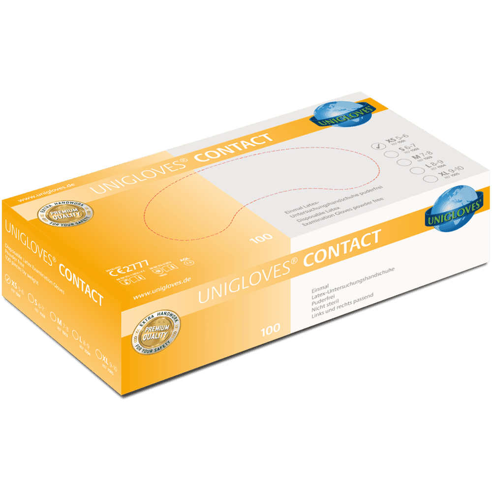 Unigloves® Contact Latexhandschuh - Der Sanfte
