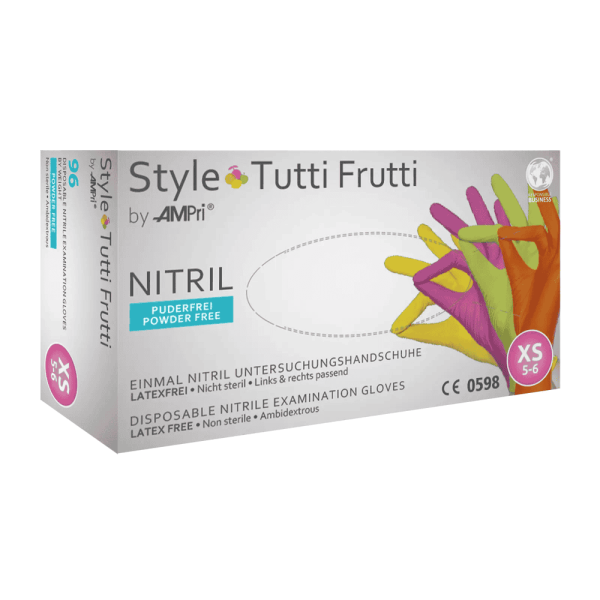 Bild für AMPri®Nitril Style tutti frutti Nitrilhandschuh
